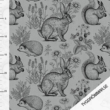 SWEET ANIMALS - GRAY MELANGE COLLEGE