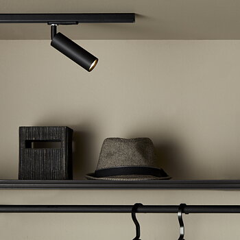 Cato Slim spotlight Global 1-fas mattsvart Belid