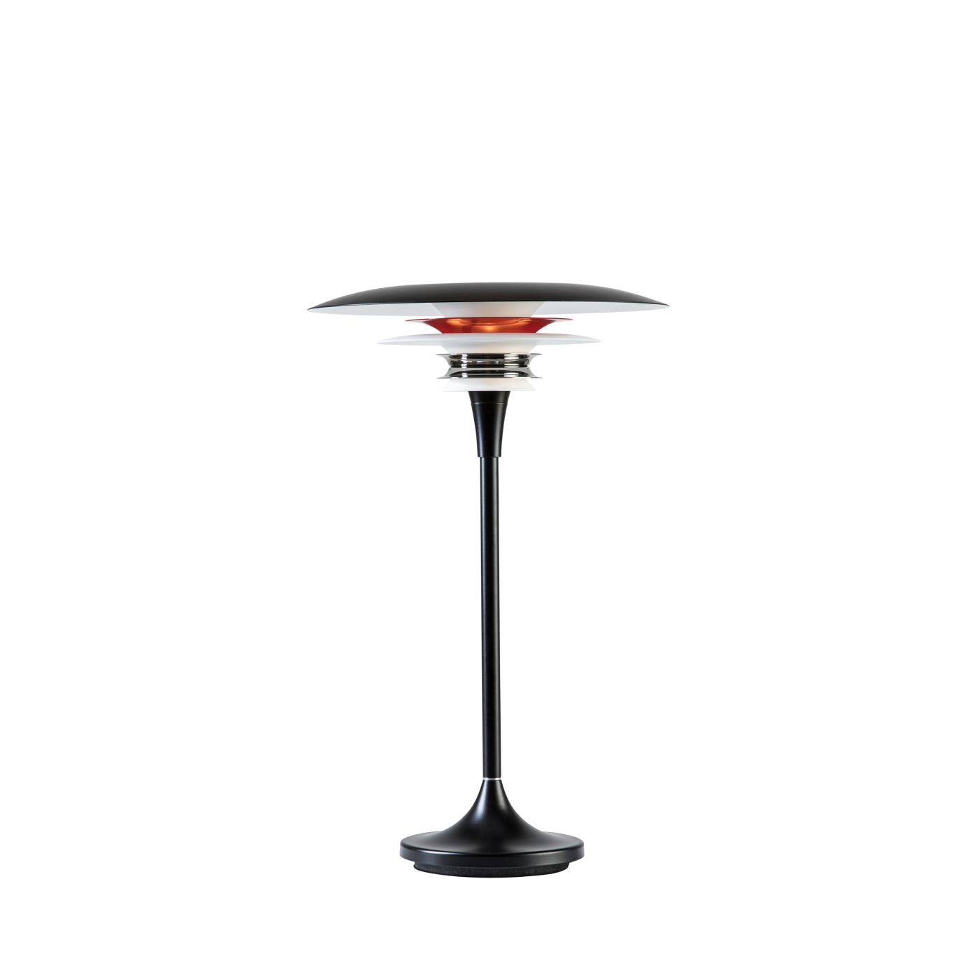 Diablo bordslampa D300 mattsvart / blankröd Belid