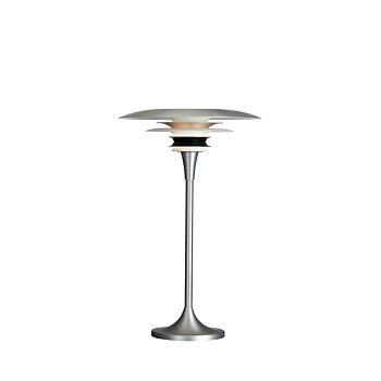 Diablo bordslampa D300 matt aluminium / svart  Belid