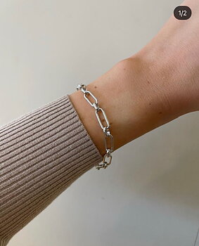 Globe clip brace silver