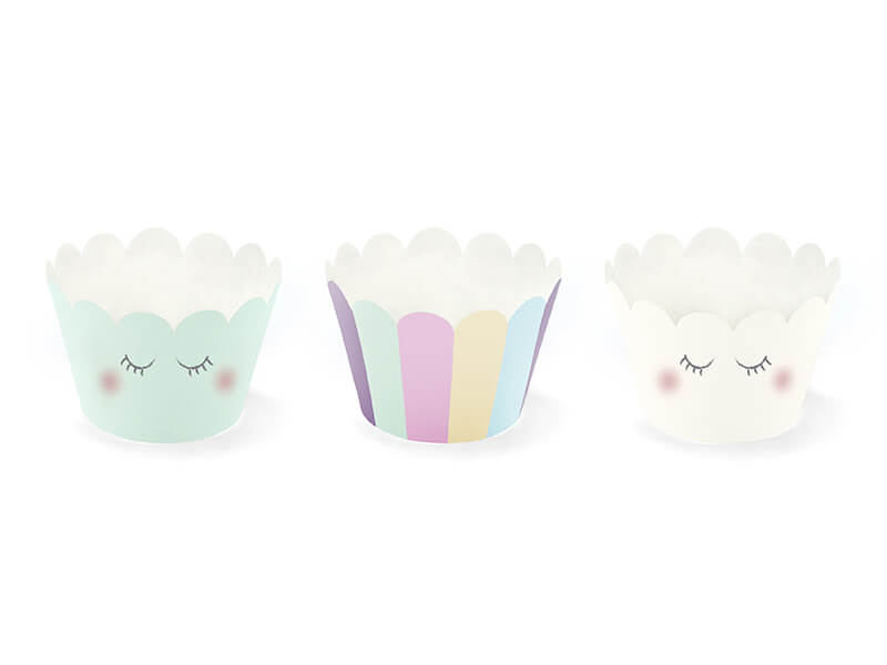 Cupcake wrapper | 6-pack | Enhörning