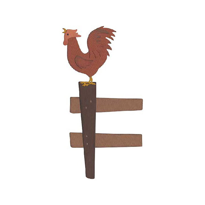 Quickutz Cookie Cutter Dies - Rooster-CC-SHAPE-081-2