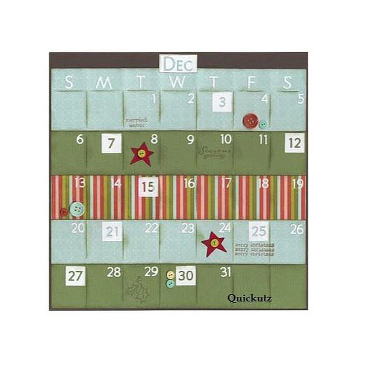 Quickutz Dies - Calendar Kit 4x12 CC-CALENDAR-02