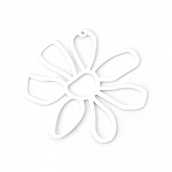 Charm Flower white 56mm