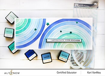 ALTENEW -Double Rainbow Slim Stencil
