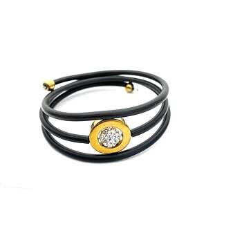 Armband Dilba guld Hematit Swarovskikristaller 
