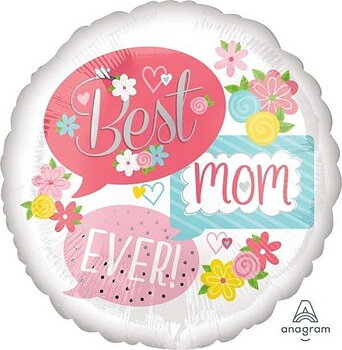 Folieballong | "Best mum ever"
