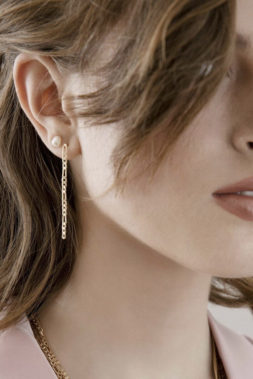 Dansk Copenhagen -Audrey Figaro Earring Gold Plating - 2