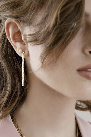 Dansk Copenhagen -Audrey Figaro Earring Gold Plating