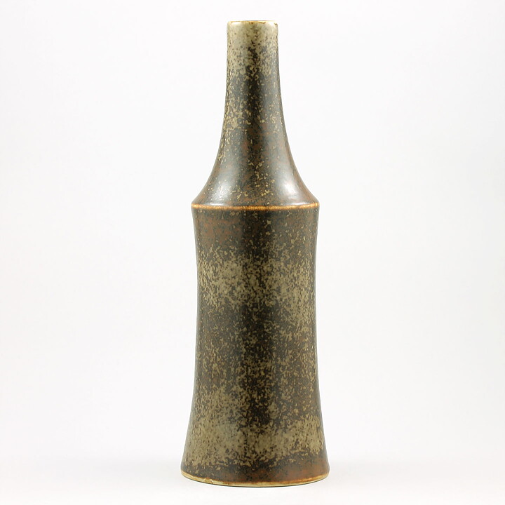 Carl-Harry Stålhane (SAM 1950s) Brown Bottle Vase 30 cm