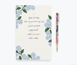 Hydrangea Memo Notepad