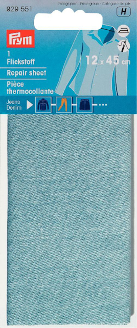 Laglapp - jeans ljusblå