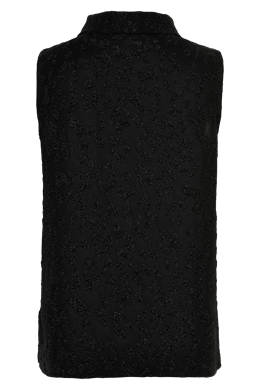  In Front  - Cordelia Top Black - 2
