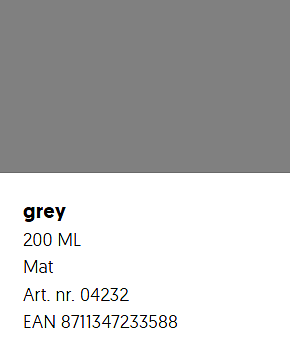 Motip 200ml Läder Spray Grey