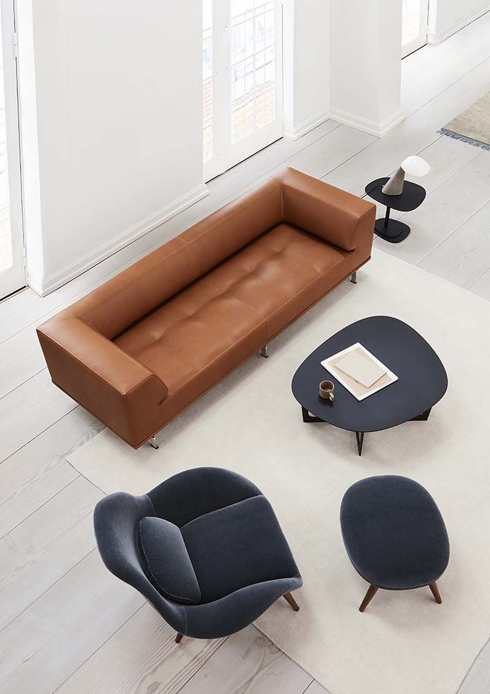Delphi 4511 Soffa 240 cm Läder -  Fredericia Furniture - 6