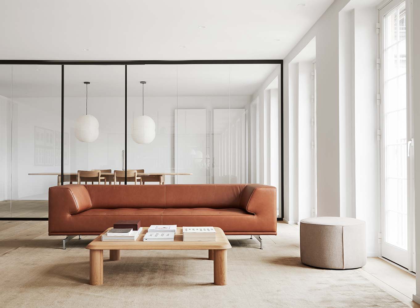 Delphi 4511 Soffa 240 cm Läder -  Fredericia Furniture - 2