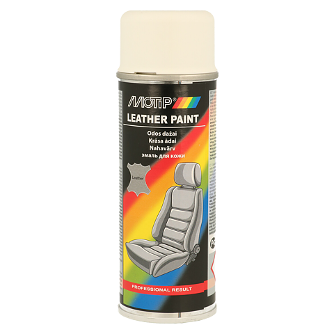 Motip 200ml Läder Spray Pure white (RAL9010)