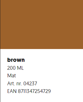 Motip 200ml Läder Spray Ochre Brown (RAL8001) - 2