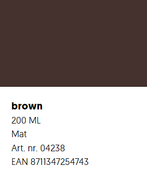 Motip 200ml Läder Spray Chocolate Brown (RAL8017)