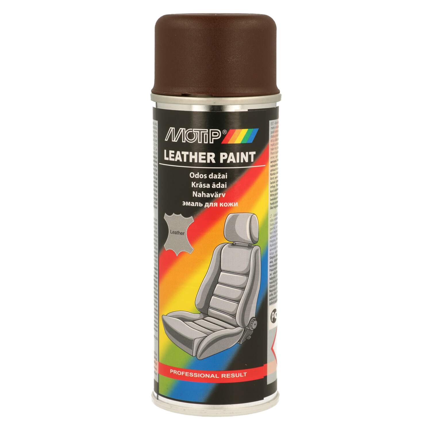 Motip 200ml Läder Spray Chocolate Brown (RAL8017)