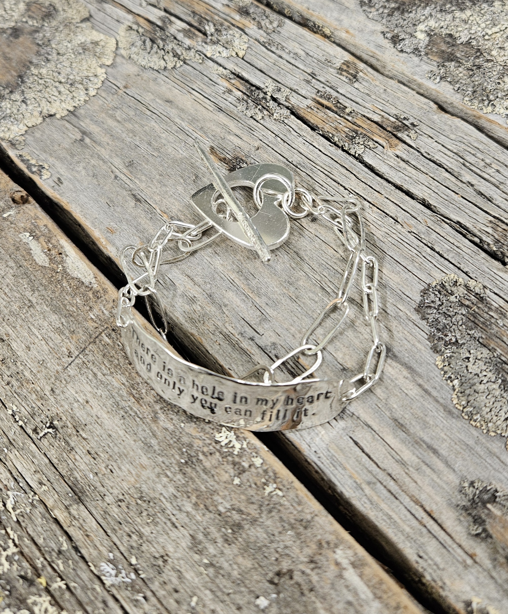 Armband - there is a hole in my heart - 3