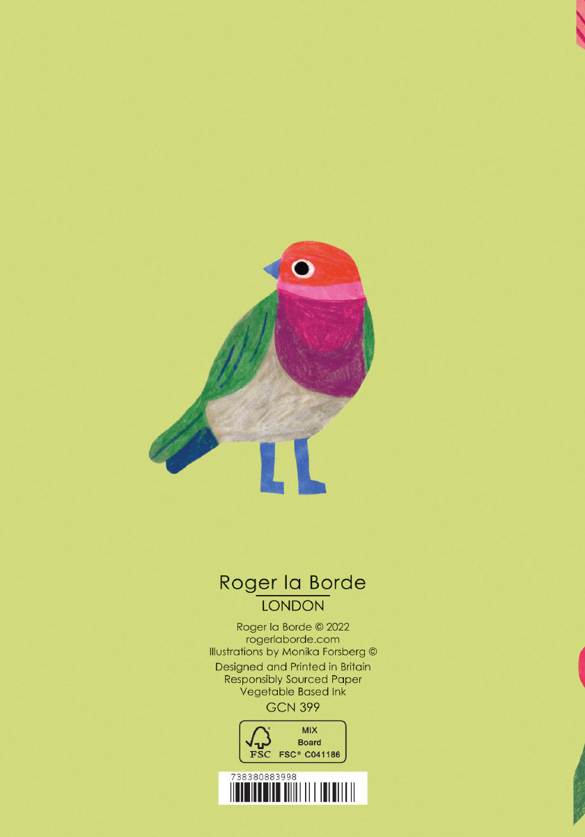 Colourful Birds Petite Card - 2