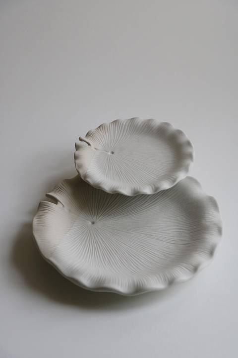 Uppläggningsfat, Lotusblad Stort, från Mimou - 2