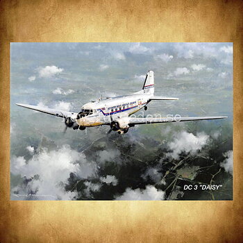 DC 3 DAISY - Flyg - Vykort A5