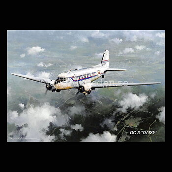 DC 3 DAISY - Flyg - Vykort A5