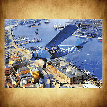 GÖTAVERKEN GV-38 - SE-AHG - 1938 - Flyg - Göteborgs hamn Götaverken Packhuskajen