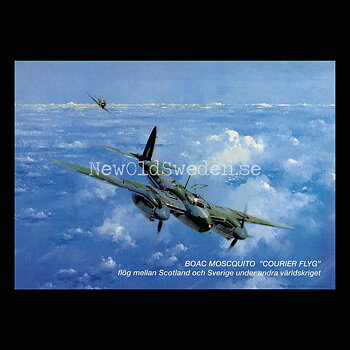 BOAC MOSCQUITO - COURIER FLYG - Vykort A5***