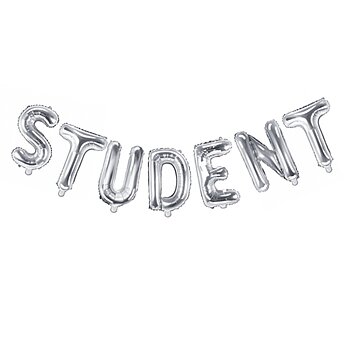 Ballonggirlang | "STUDENT" | Silver
