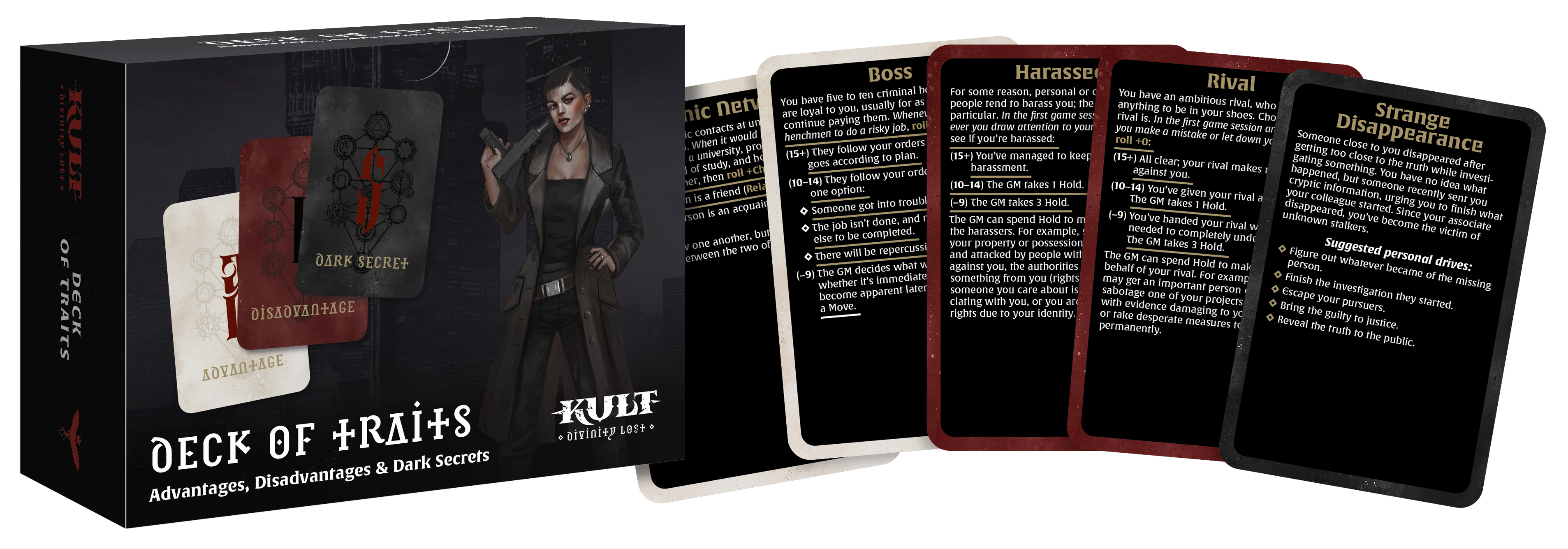 Deck of Traits [DIGITAL PDF] for KULT: Divinity Lost