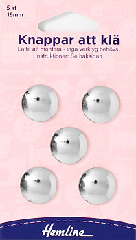 Knappar att klä 19 mm