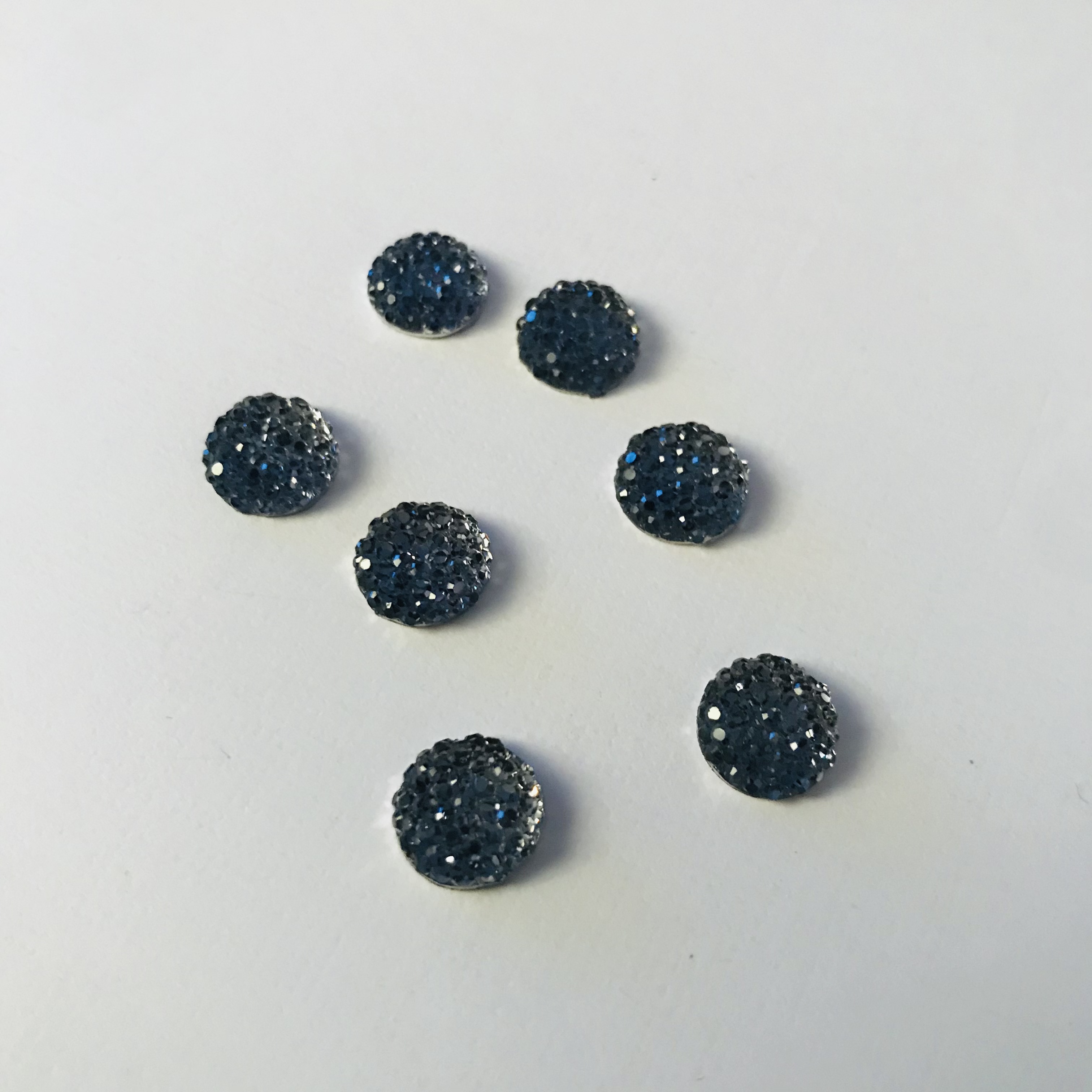 Grå, Rhinestones, 15 st