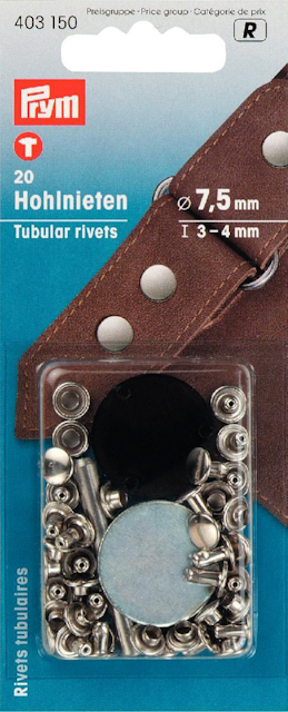 Lädernitar 7,5 mm