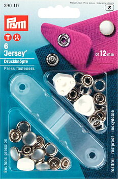 Tryckknappar - Jersey 12 mm