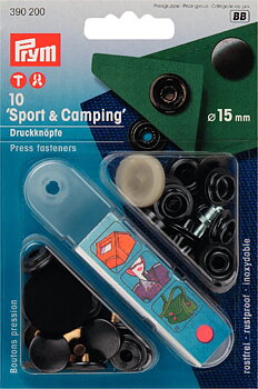 Tryckknappar - Sport & Camping 15 mm