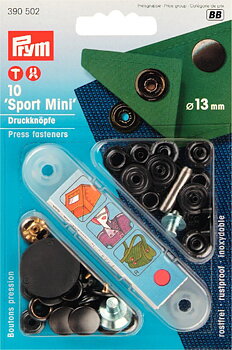 Tryckknappar - sport mini 13 mm
