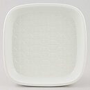 Gunnar Nylund (Domino 1960s) White Bowl with Geometric Relief 15 cm (2)