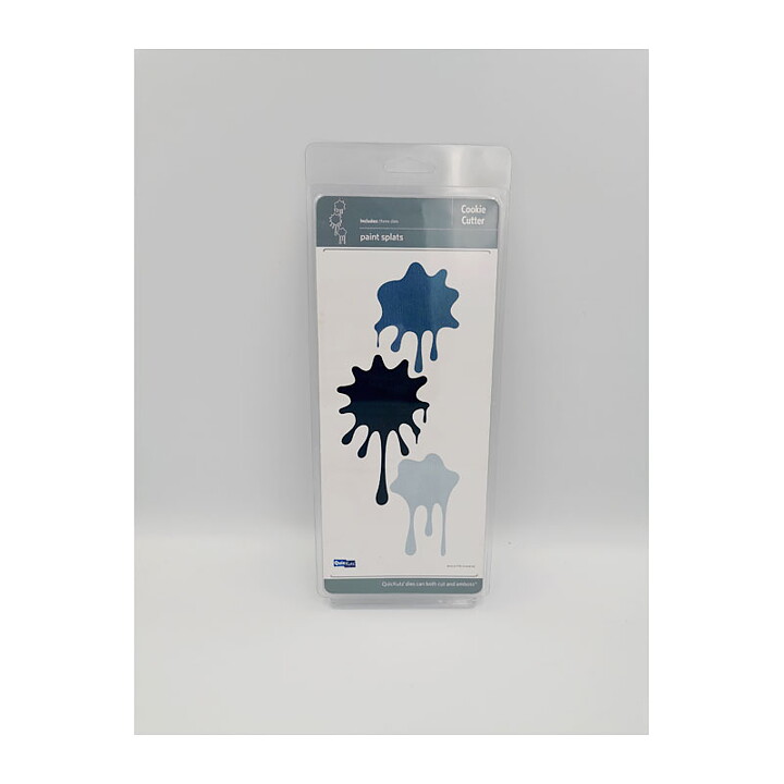 Quickutz Cookie Cutter Dies - Paint Splats CC-SHAPE-097-3