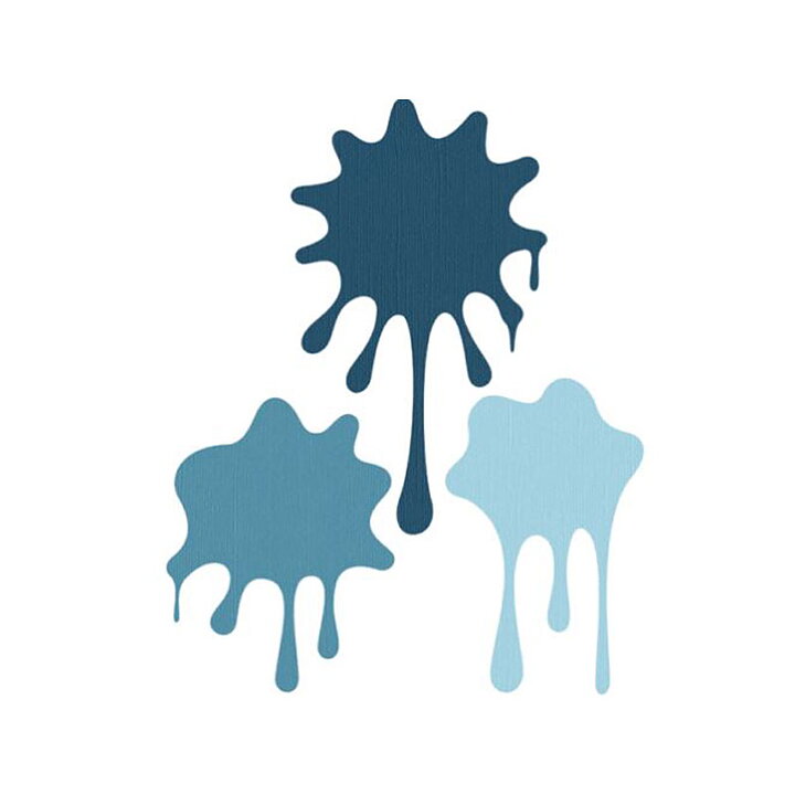Quickutz Cookie Cutter Dies - Paint Splats CC-SHAPE-097-3