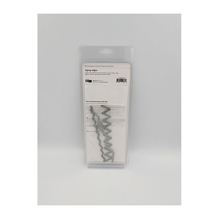 Quickutz Cookie Cutter Dies - Zigzag Edges CC-BDR-065