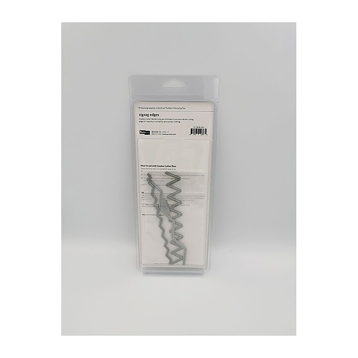 Quickutz Cookie Cutter Dies - Zigzag Edges CC-BDR-065
