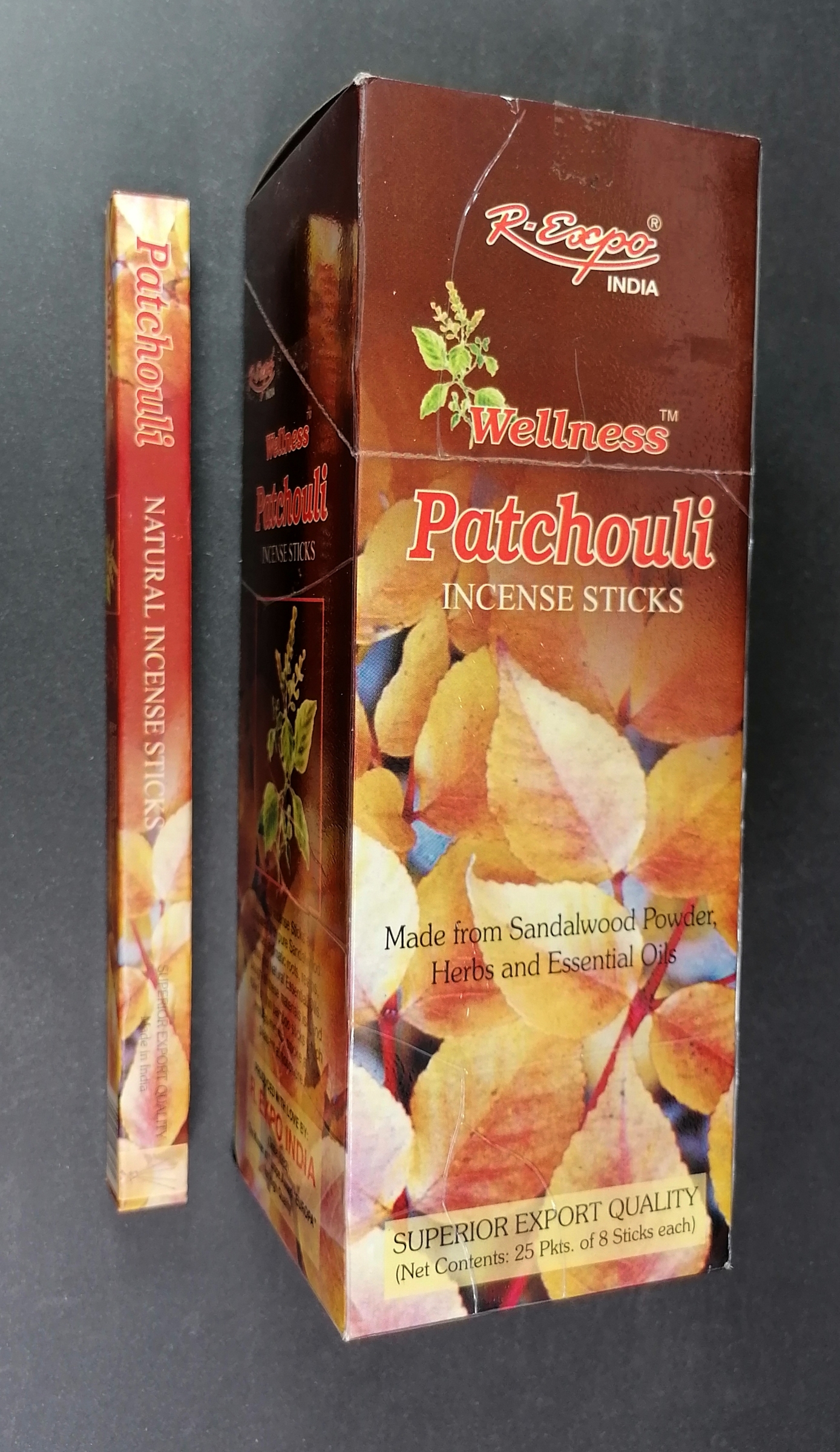 Patchouli Rökelse Paket ,  R.expo - Stor Pack