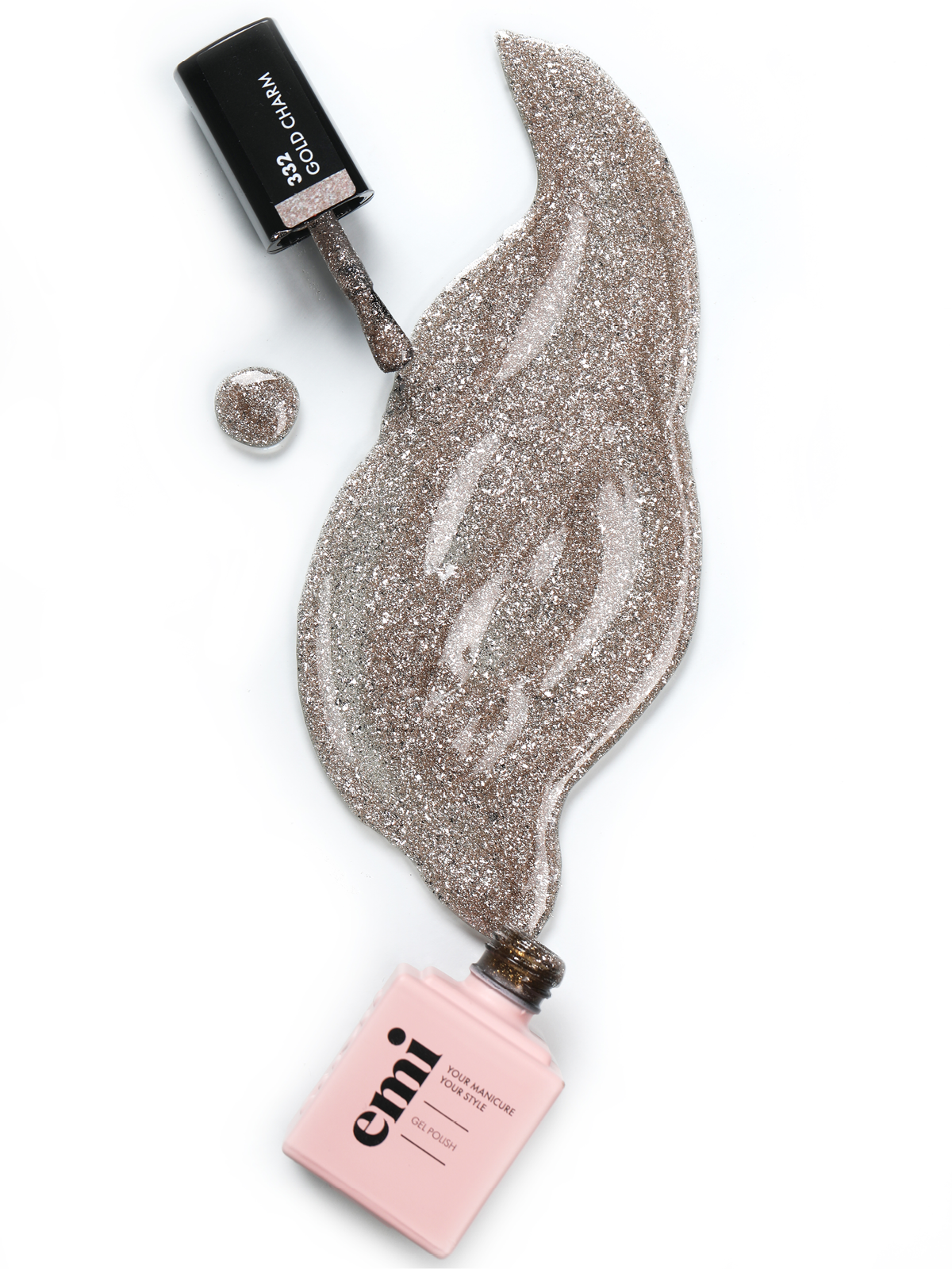 E.MiLac NY Gold Charm #332, 9 ml. - 3
