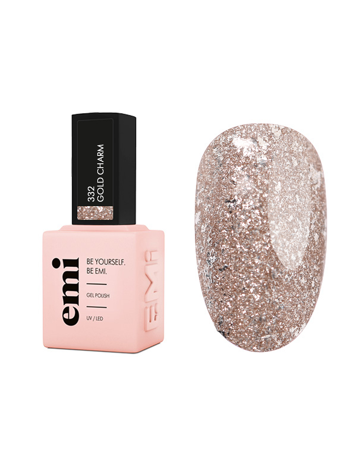 E.MiLac NY Gold Charm #332, 9 ml. - 2