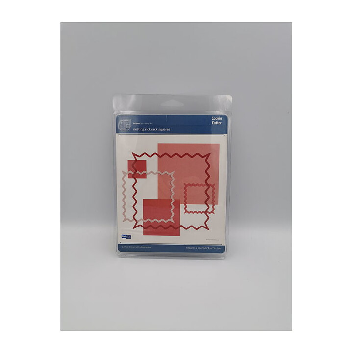 Quickutz Cookie Cutter Dies - Nesting Rick Rack Squares CC-SHAPE-091-6