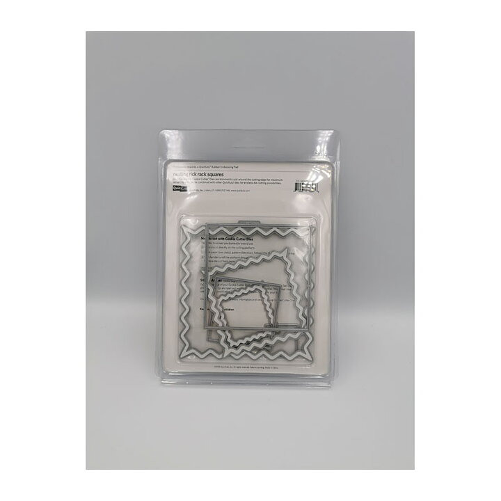 Quickutz Cookie Cutter Dies - Nesting Rick Rack Squares CC-SHAPE-091-6
